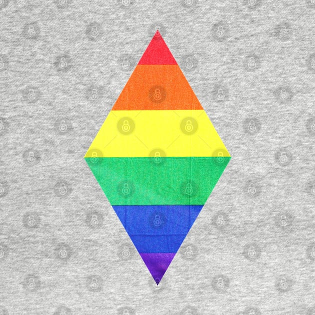 Minimalistic - Diamond Rainbow by Dabejo